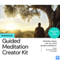 Guided Meditation Script & Art Prompt Bundle | Ultimate Kit For Creators