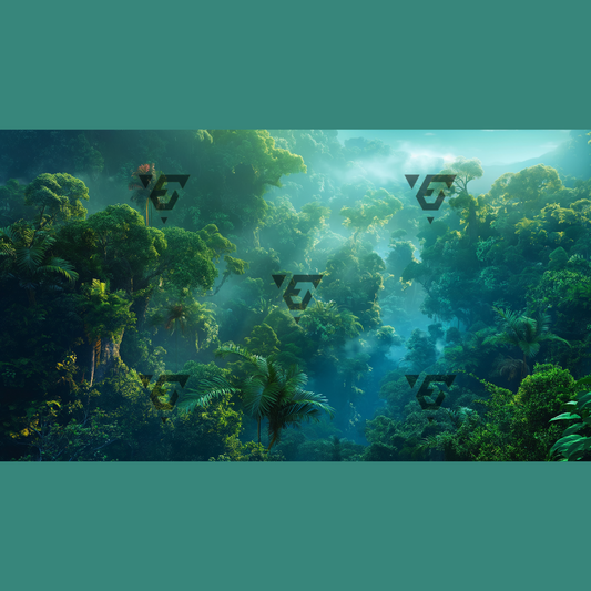 Dense Jungle Canopy Virtual Backgrounds Vol. 1 | 4 Zoom Virtual Backgrounds | Backdrop | Office Background | Microsoft Teams