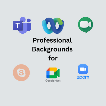 Sunlit Modern Office Virtual Backgrounds | 5 Virtual Backgrounds